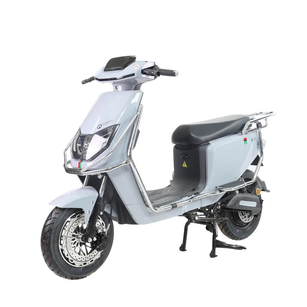 1500W Max Speed 50km/H and Max Range 90km Vespa Two Sets of 70V35ah Low-Carbon Electric Motorcycle Control System LED Light E-Scooter Low-Cardon Girl